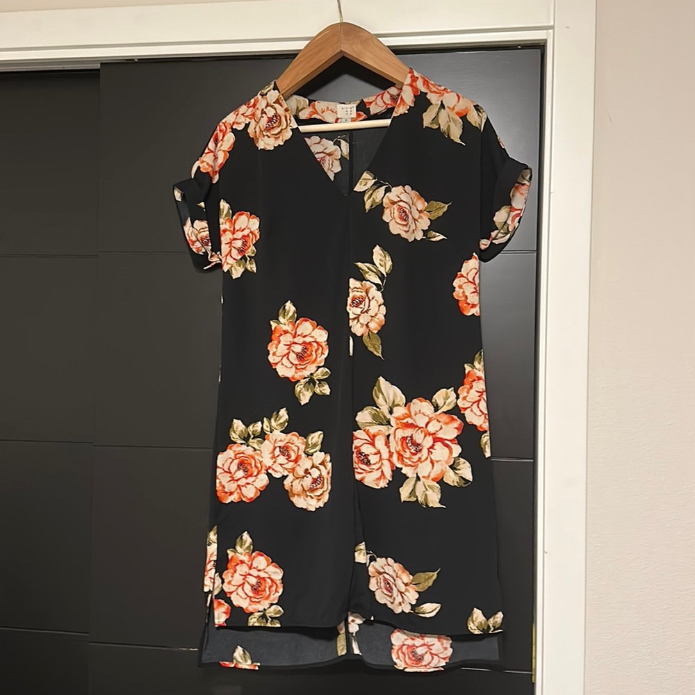 Patterned Shift Dress